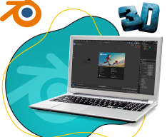 Blender - КИБЕРшкола программирования для детей, компьютерные курсы для школьников, начинающих и подростков - KIBERone г. Арсеньев