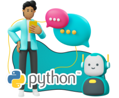 Умный чат-бот на Python - КИБЕРшкола программирования для детей, компьютерные курсы для школьников, начинающих и подростков - KIBERone г. Арсеньев