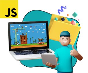 Программирование на JavaScript. Учимся создавать игры! - КИБЕРшкола программирования для детей, компьютерные курсы для школьников, начинающих и подростков - KIBERone г. Арсеньев