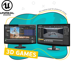 Unreal Engine 4. Игровой движок - КИБЕРшкола программирования для детей, компьютерные курсы для школьников, начинающих и подростков - KIBERone г. Арсеньев